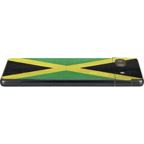 Jamaica Flag Distressed Google Pixel 7a Skin
